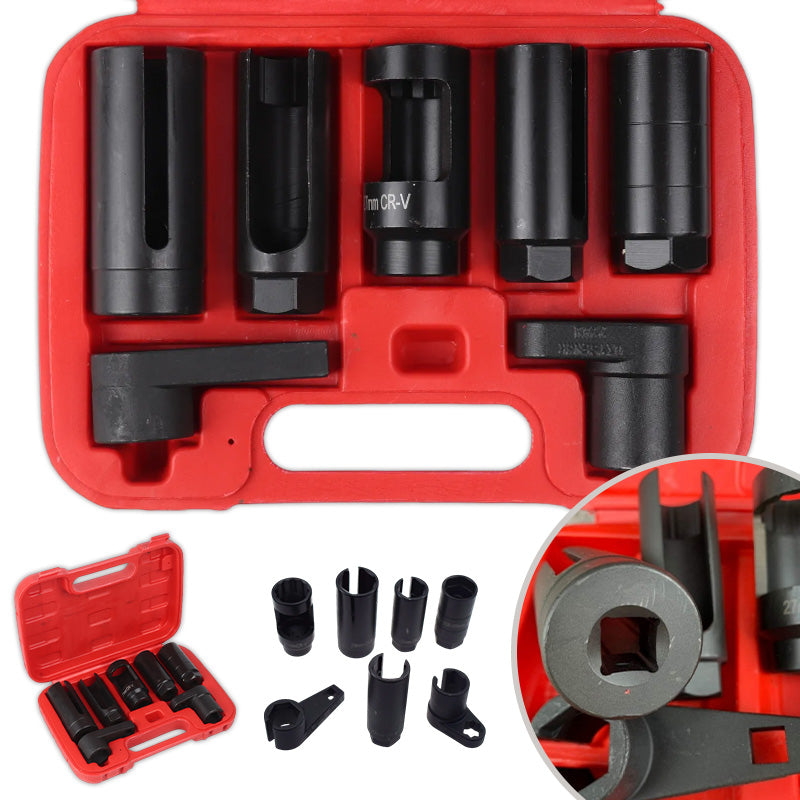 Set orodja iz 7 delov za injektorje in lambda sonde iz CRV jekla