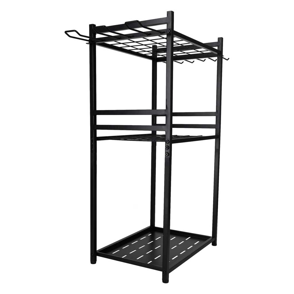 Stalak Za Vrtni Alat 81 x 43 x 30 cm Crni
