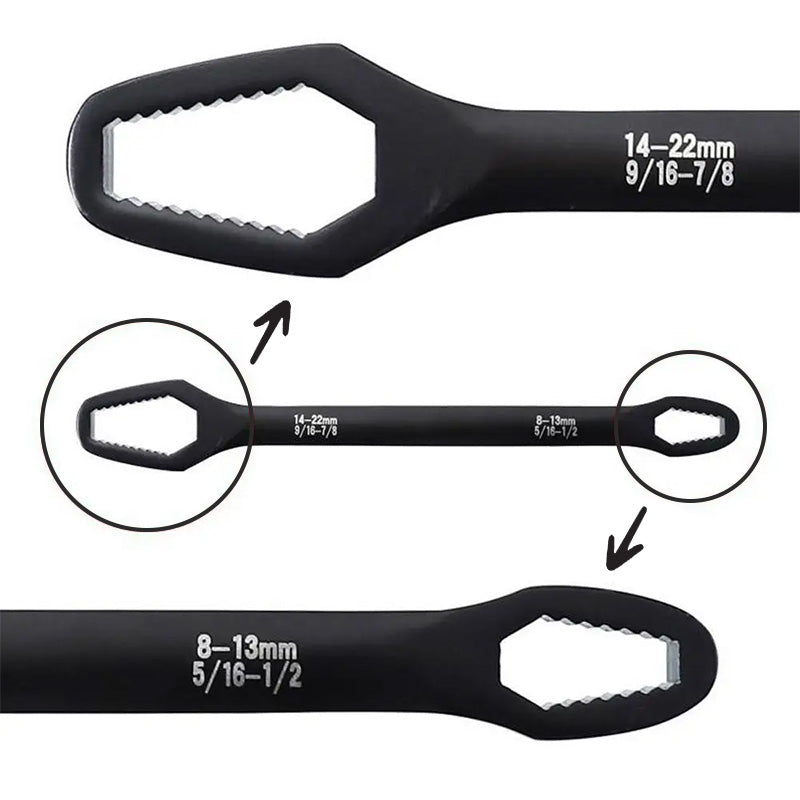 Torx ključ z dvojno glavo 8-22 mm