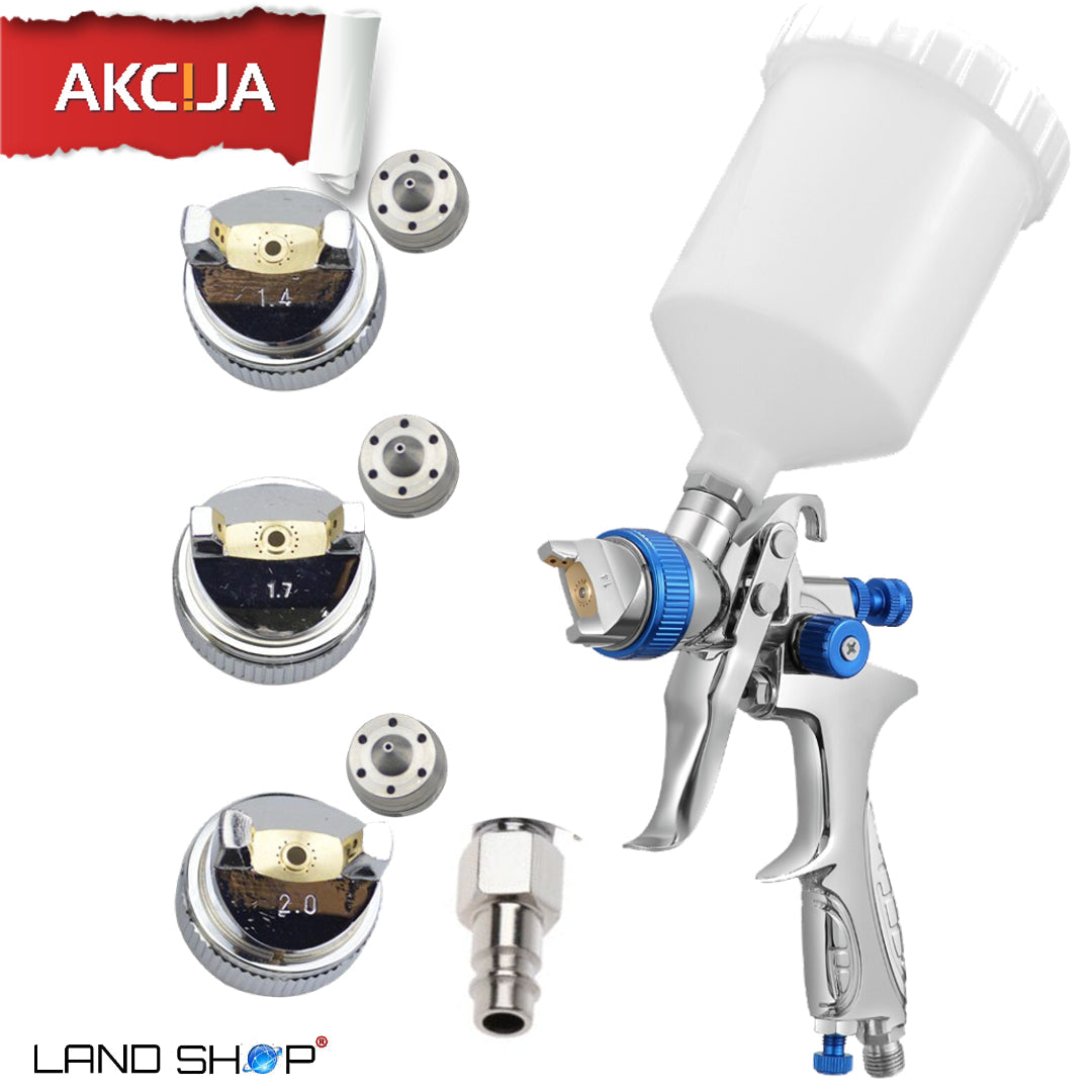 Kit Line Pištola za lakiranje - HVLP + 3 šobe