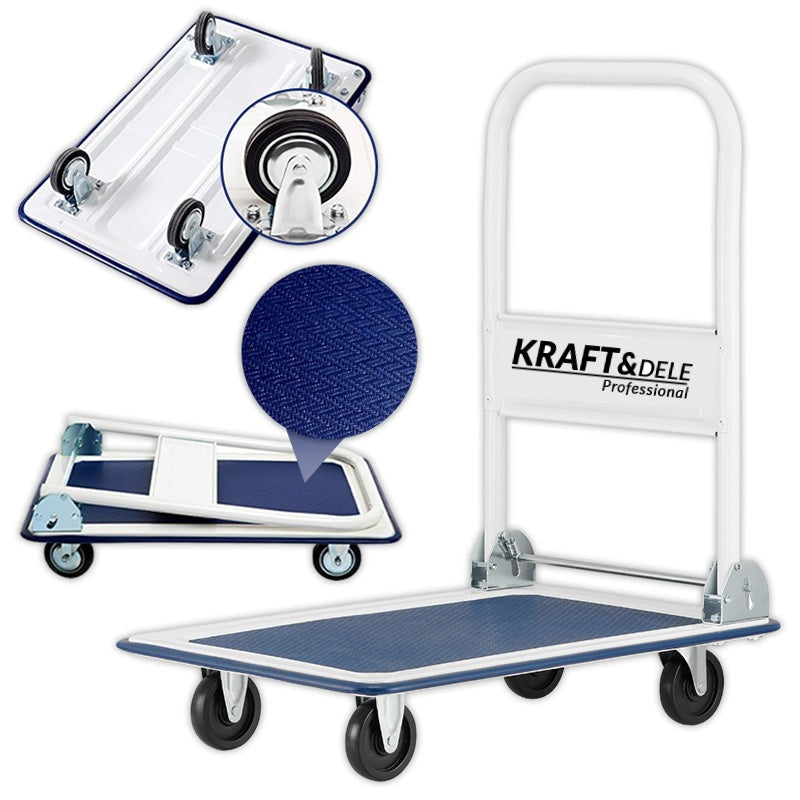 Transportni voziček 4 kolesa 150kg