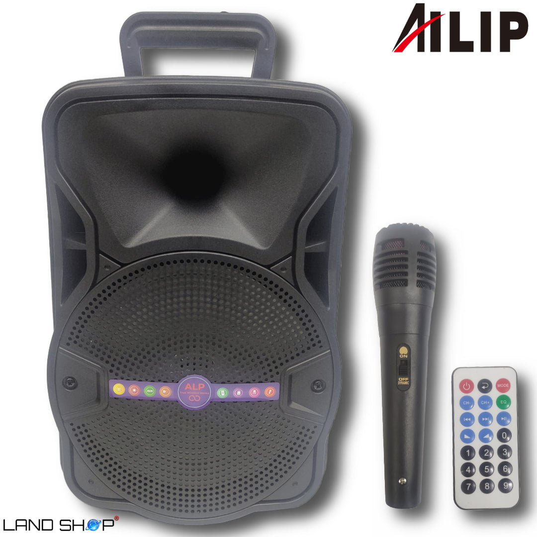 Ailip bluetooth zvočnik, karaoke + mikrofon