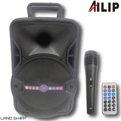 Ailip bluetooth zvočnik, karaoke + mikrofon