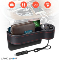 Avtomobilski organizator z 2 usb izhodoma