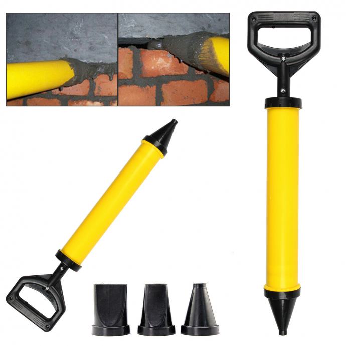 XL ročna črpalka za cement in fugiranje + 4 nastavki